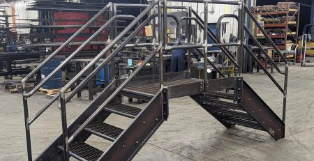 Creating Custom Industrial Stairs Grand Rapids Metal Fabrication